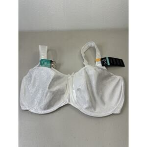 NWT Bali Minimizer Bra 38DD White Breathable Adjustable Support